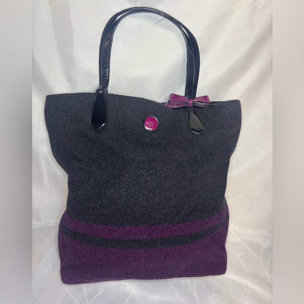 Coach wool bag